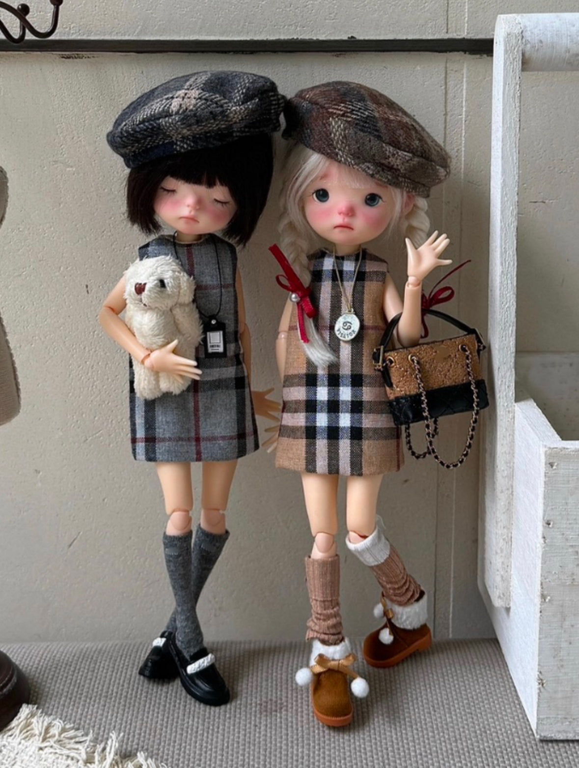 Vintage Check Preppy Blythe 1/6 BJD Outfit  | ToastDoll