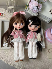 Exquisite Pink Blythe 1/6 BJD Outfit On Doll Display | ToastDoll