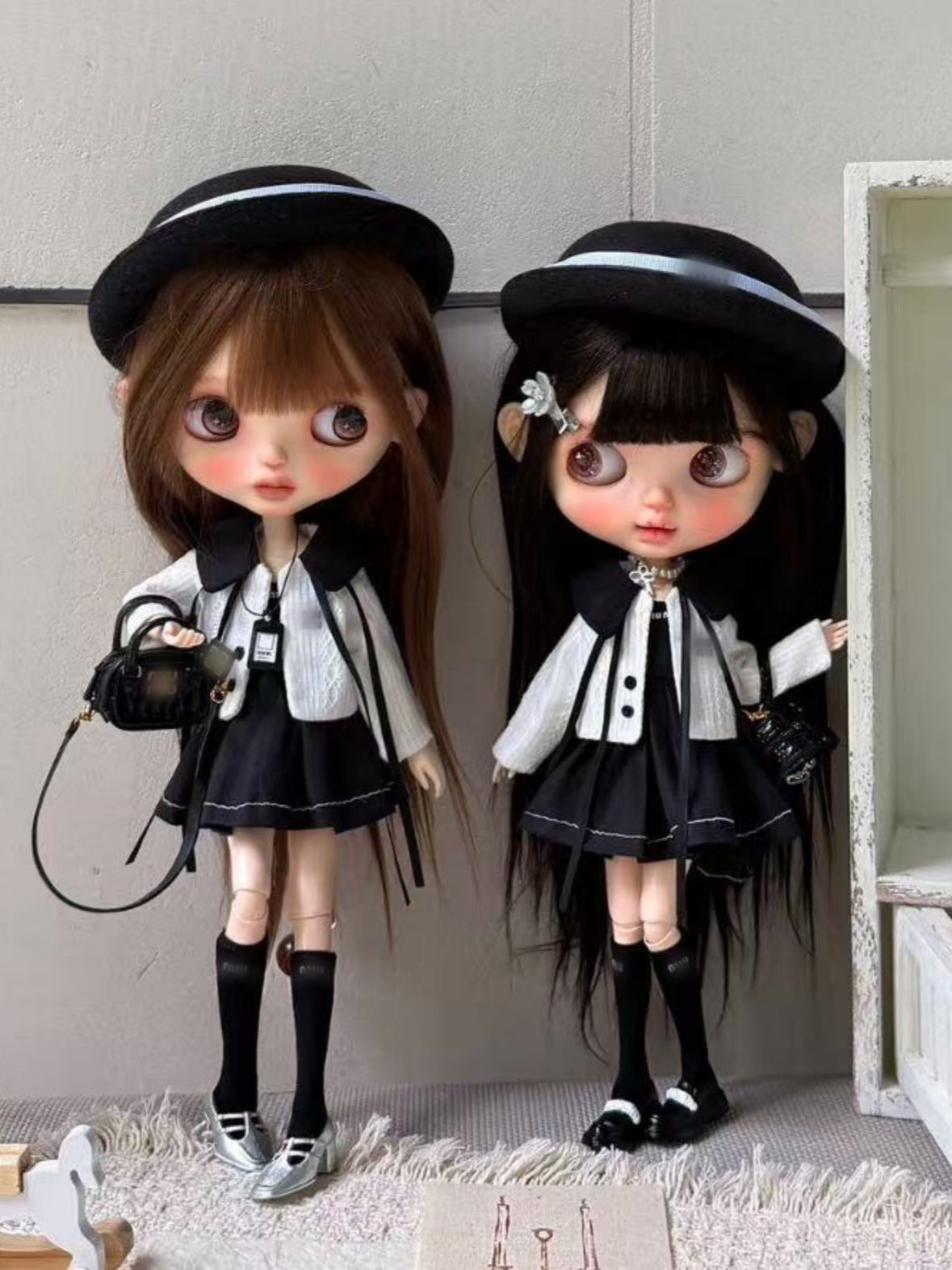 Black Chic Blythe 1/6 BJD Outfit  | ToastDoll