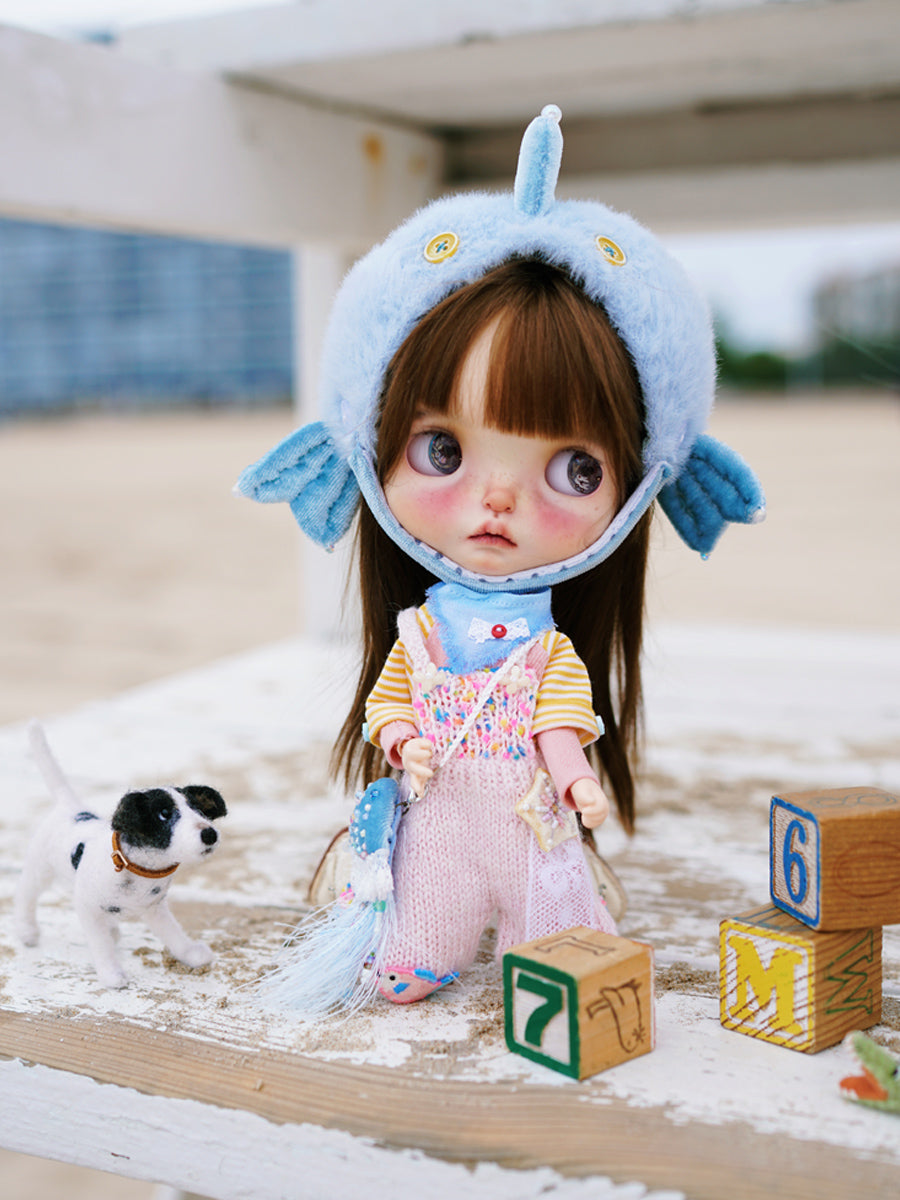 Handmade Outfit for Blythe/Pullip, Playful Fish Theme Set