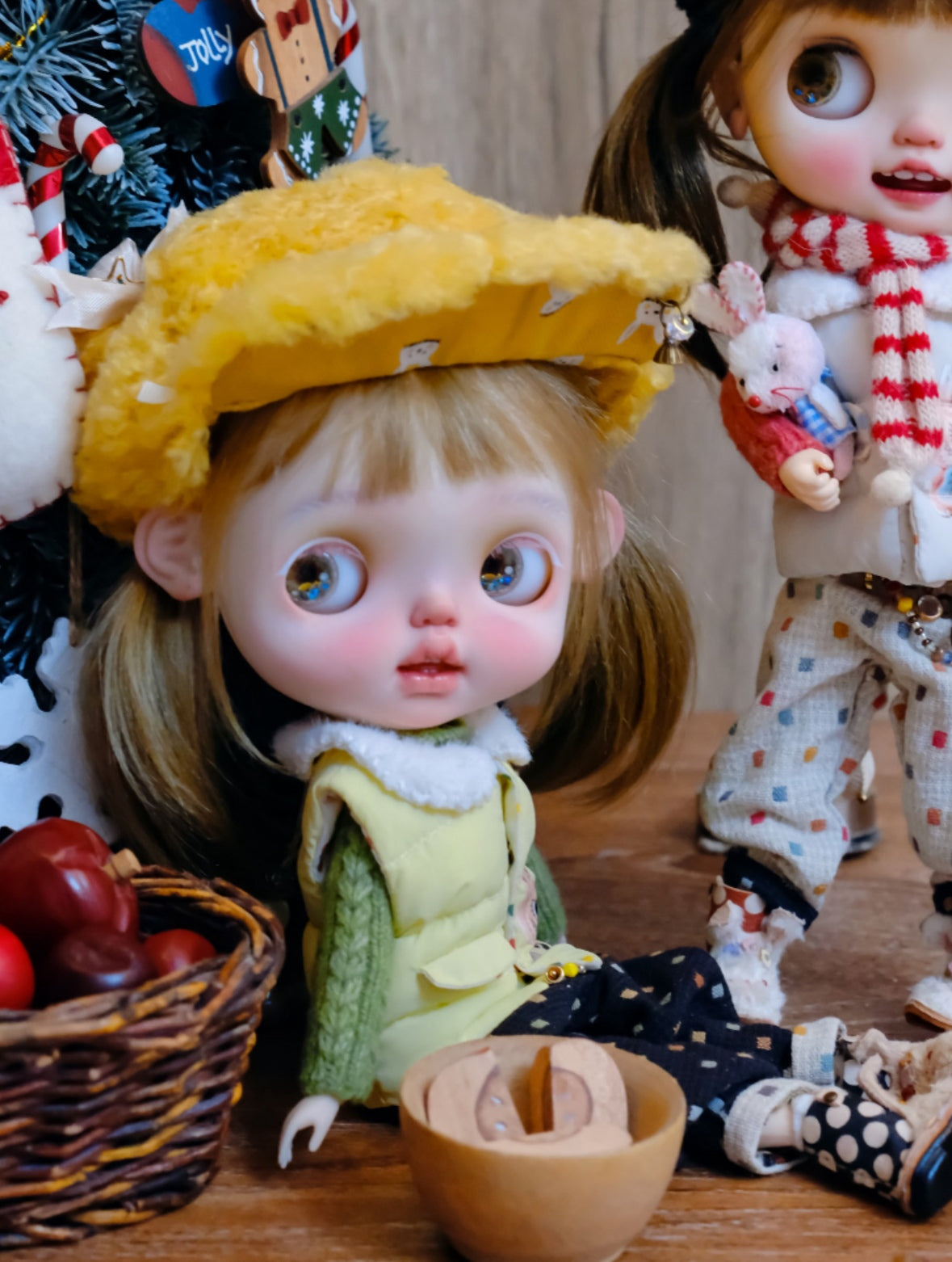 Handmade Outfit for Blythe/Obitsu/Pullip, Comfort Joy Everyday Winter Clothes Set