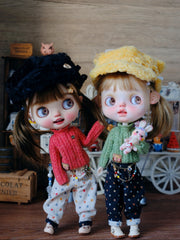 Handmade Outfit for Blythe/Obitsu/Pullip, Comfort Joy Everyday Winter Clothes Set