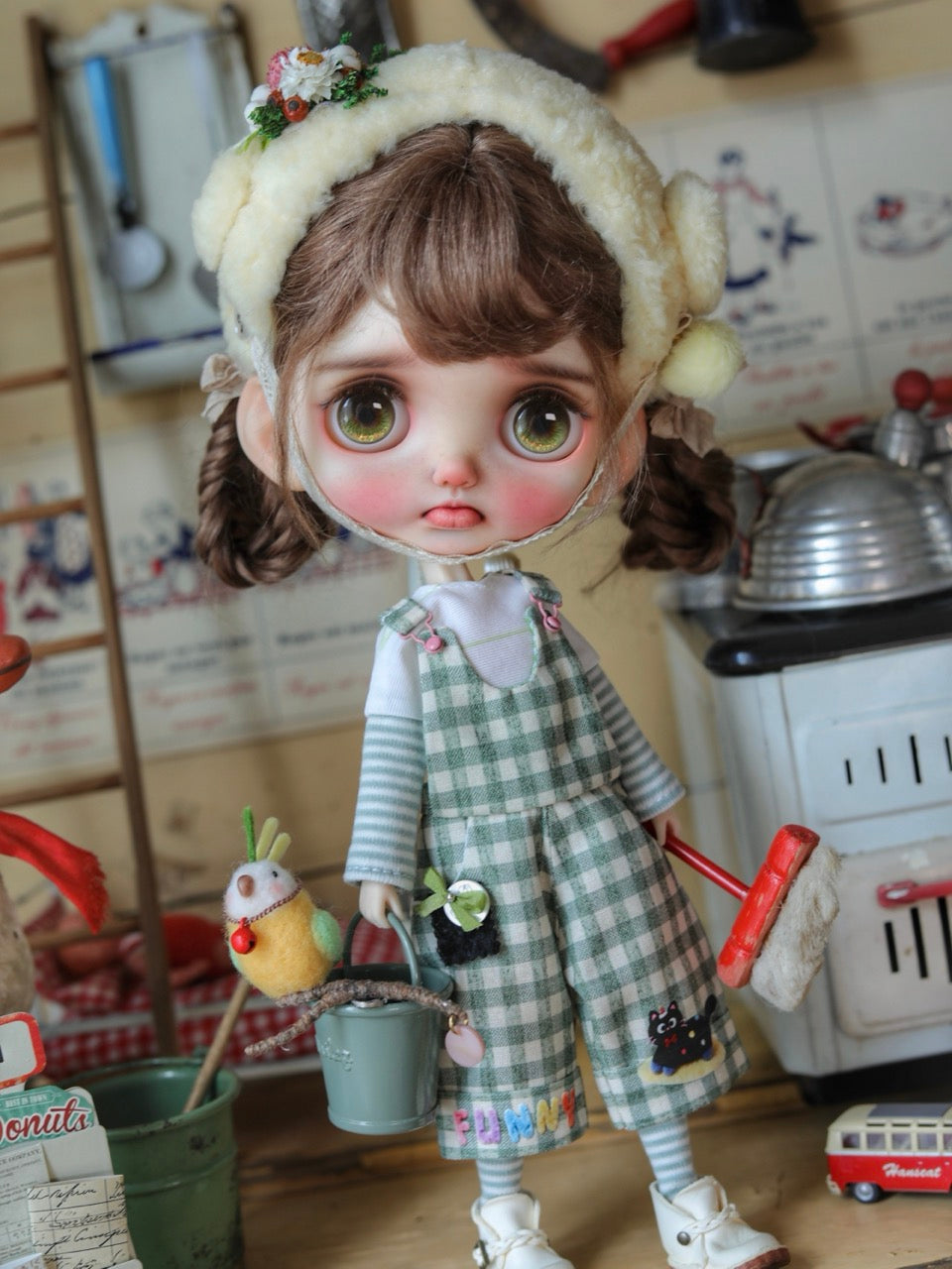 Chirpy Sister Blythe BJD Outfit - Handmade Doll Clothes - ToastDoll