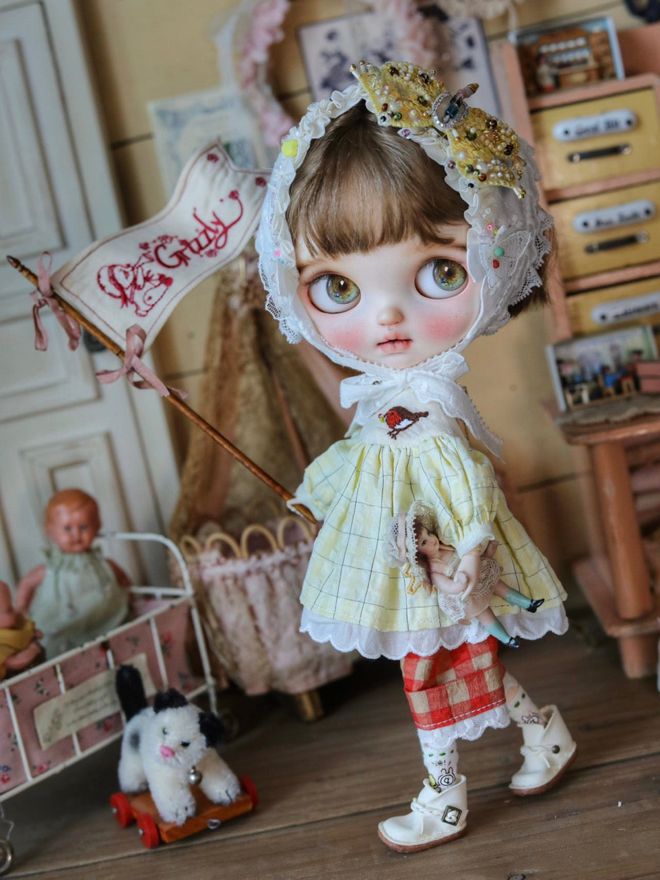 Butterfly Dragonfly Blythe BJD Set - Handmade Doll Clothes - ToastDoll
