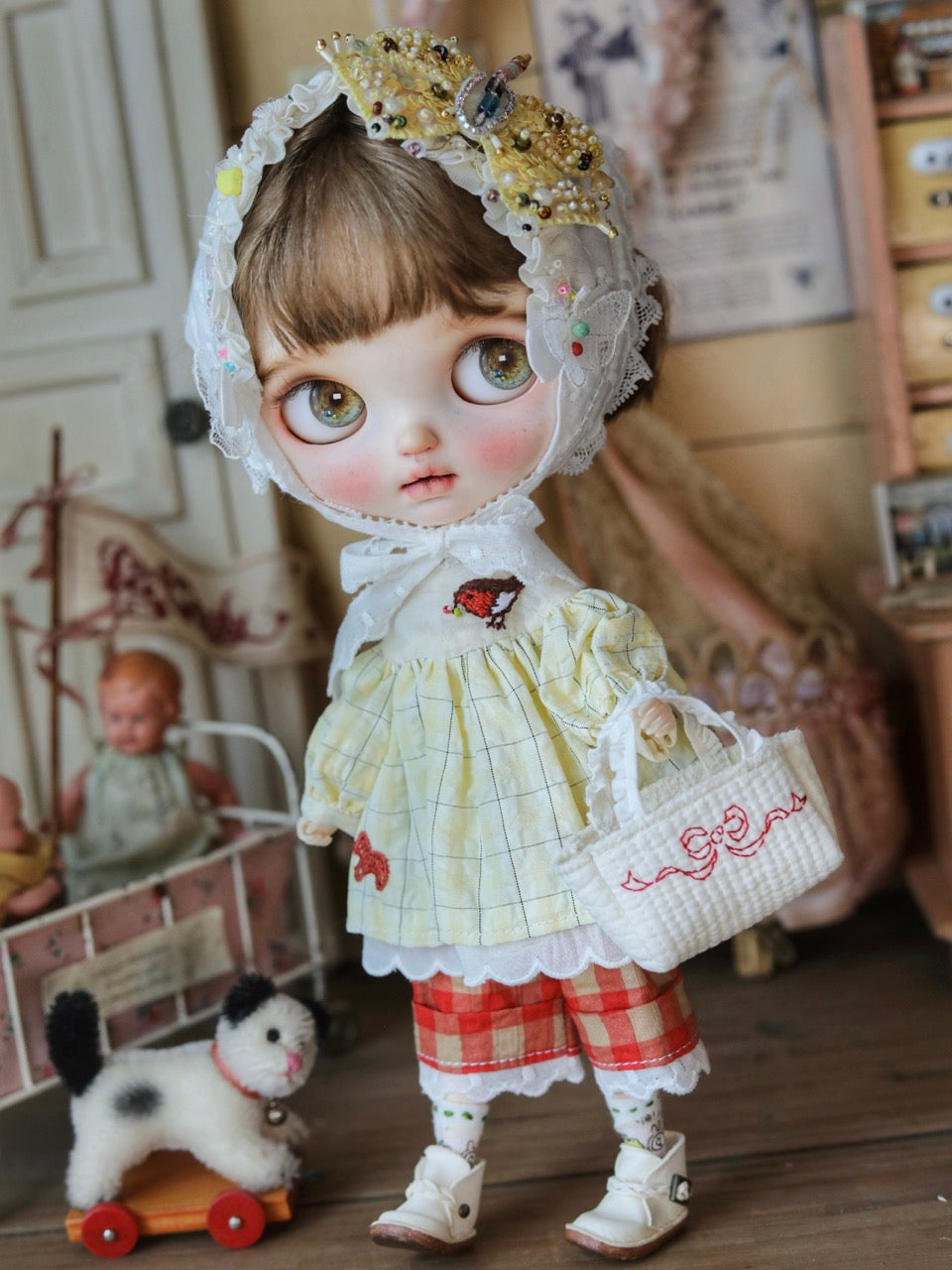 Yellow Butterfly Dragonfly Blythe BJD Set | ToastDoll