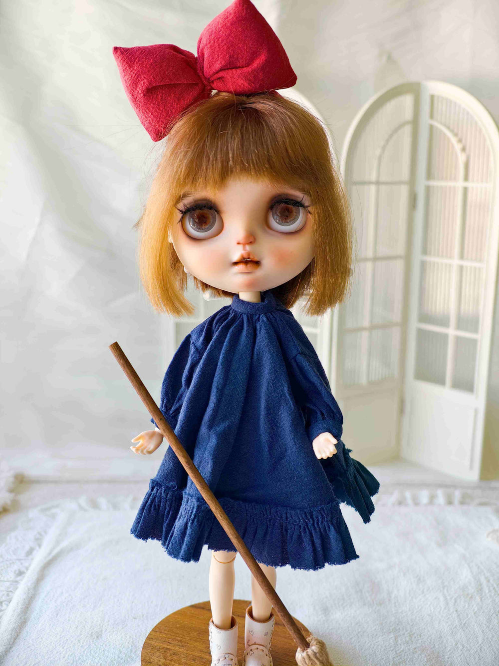 Red Bow Witch Blythe Outfit | ToastDoll