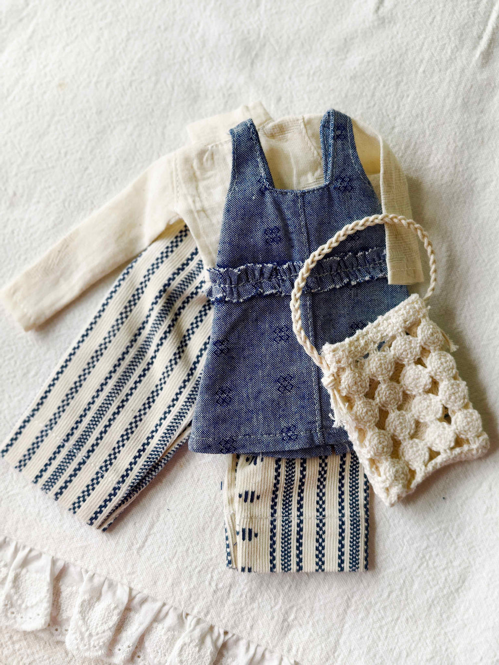 Clean Denim Blythe 1/6 BJD Outfit Detail | ToastDoll