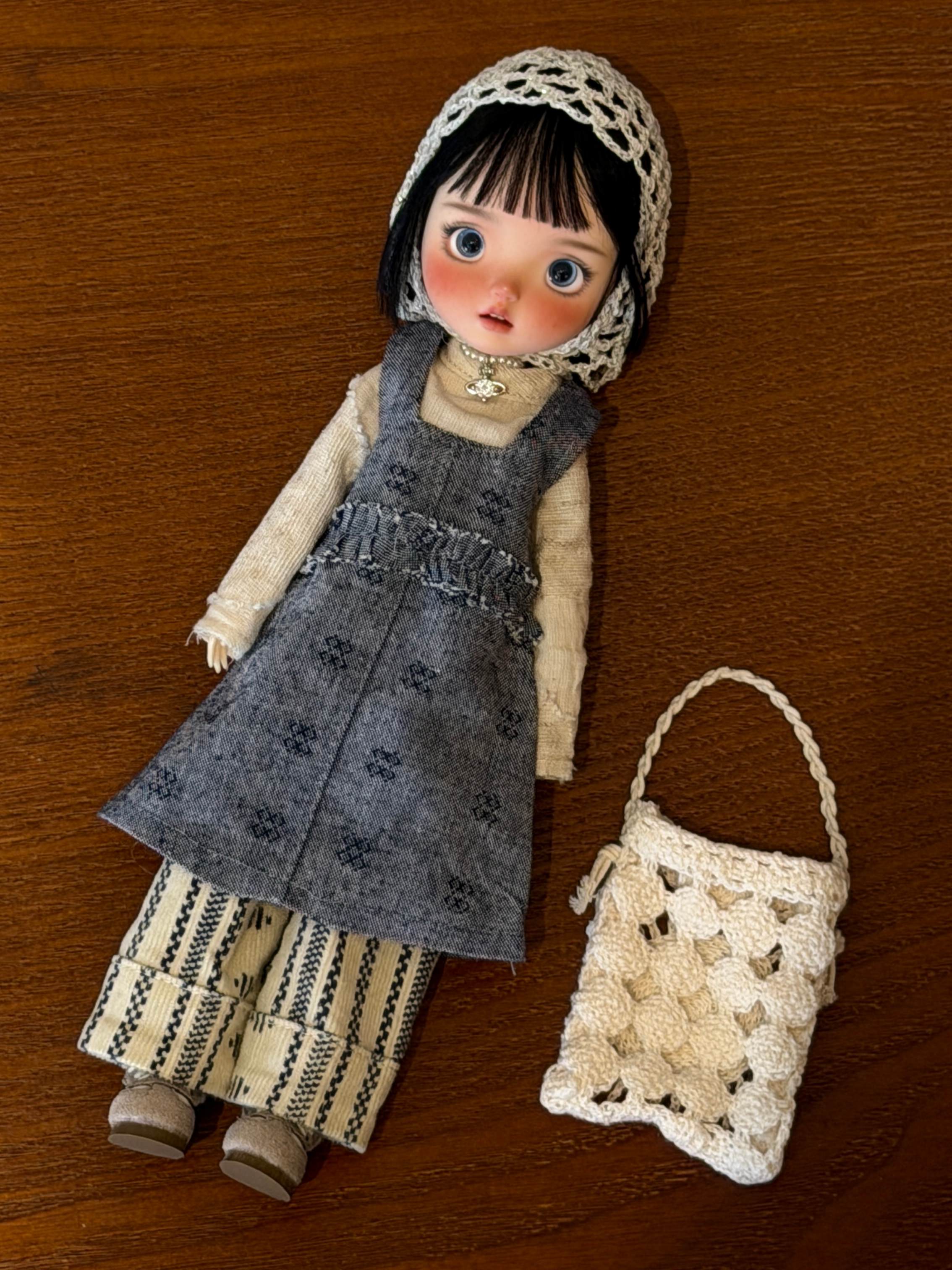 Clean Denim Blythe 1/6 BJD Outfit | ToastDoll
