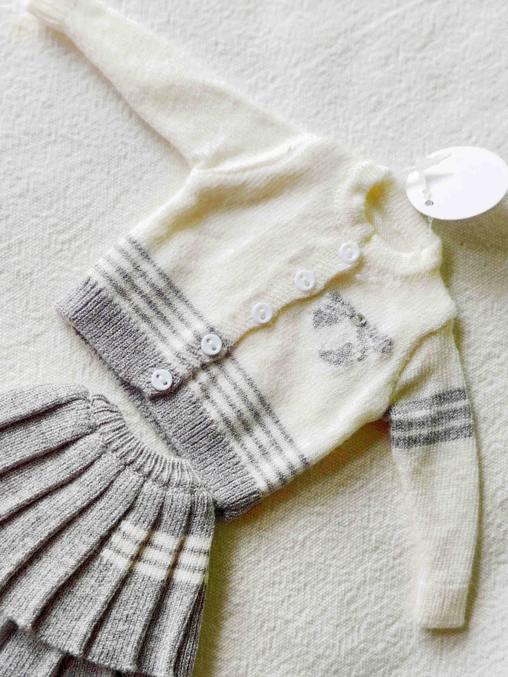 Preppy Striped Knit Blythe 1/6 BJD Outfit Detail | ToastDoll