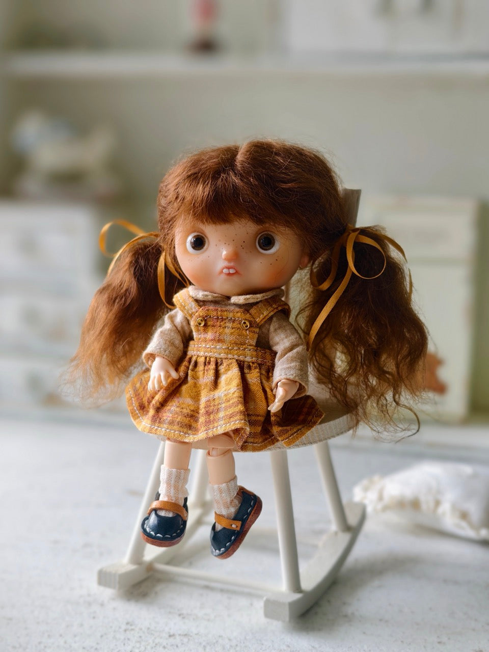 Marigold Custom OB11 OOAK For Adoption - Cottagecore Doll - ToastDoll