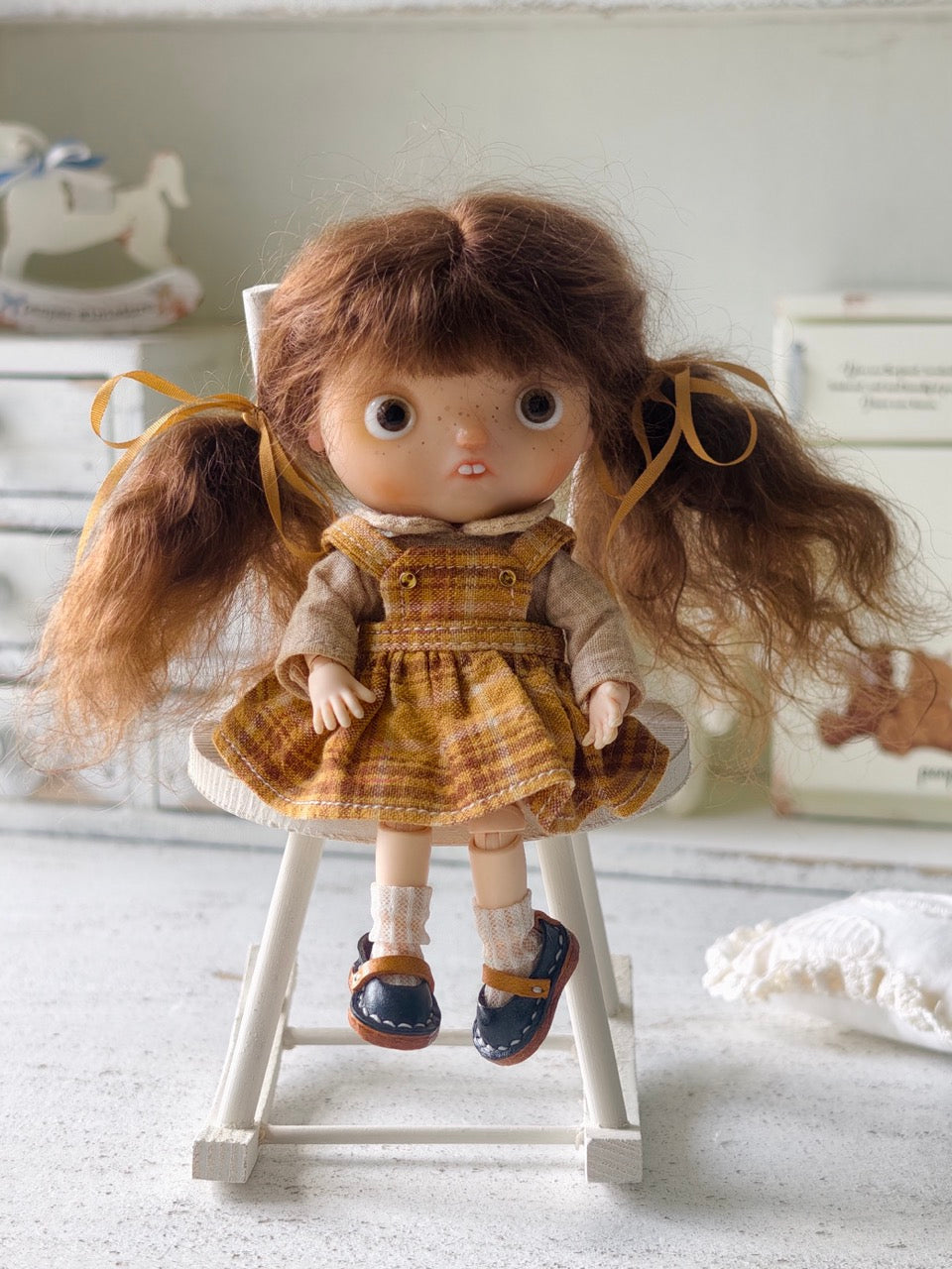Marigold Custom OB11 OOAK For Adoption - Cottagecore Doll - ToastDoll