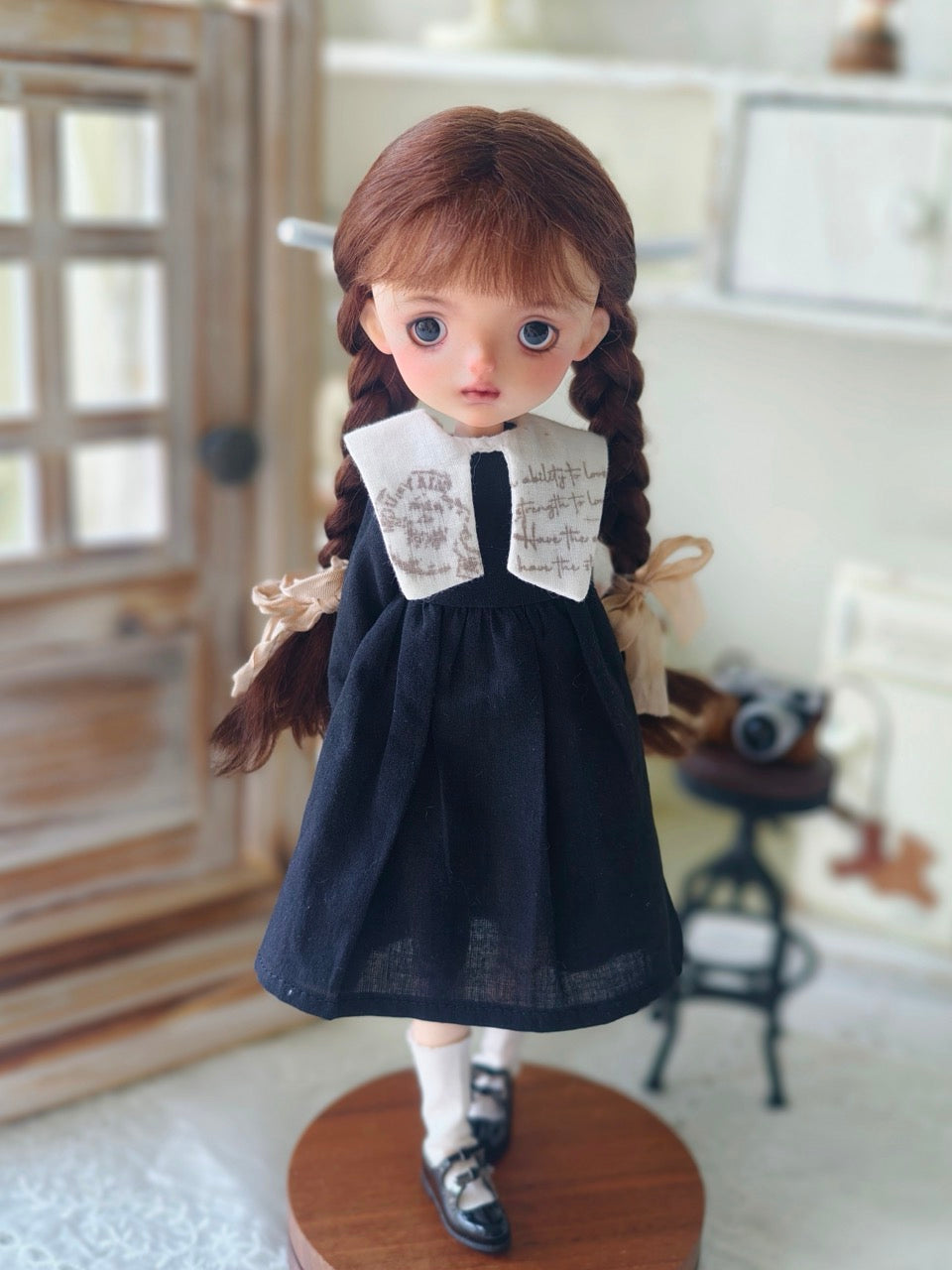 Colette Custom 1/6 BJD OOAK Vintage  Quiet Doll Front View | ToastDoll