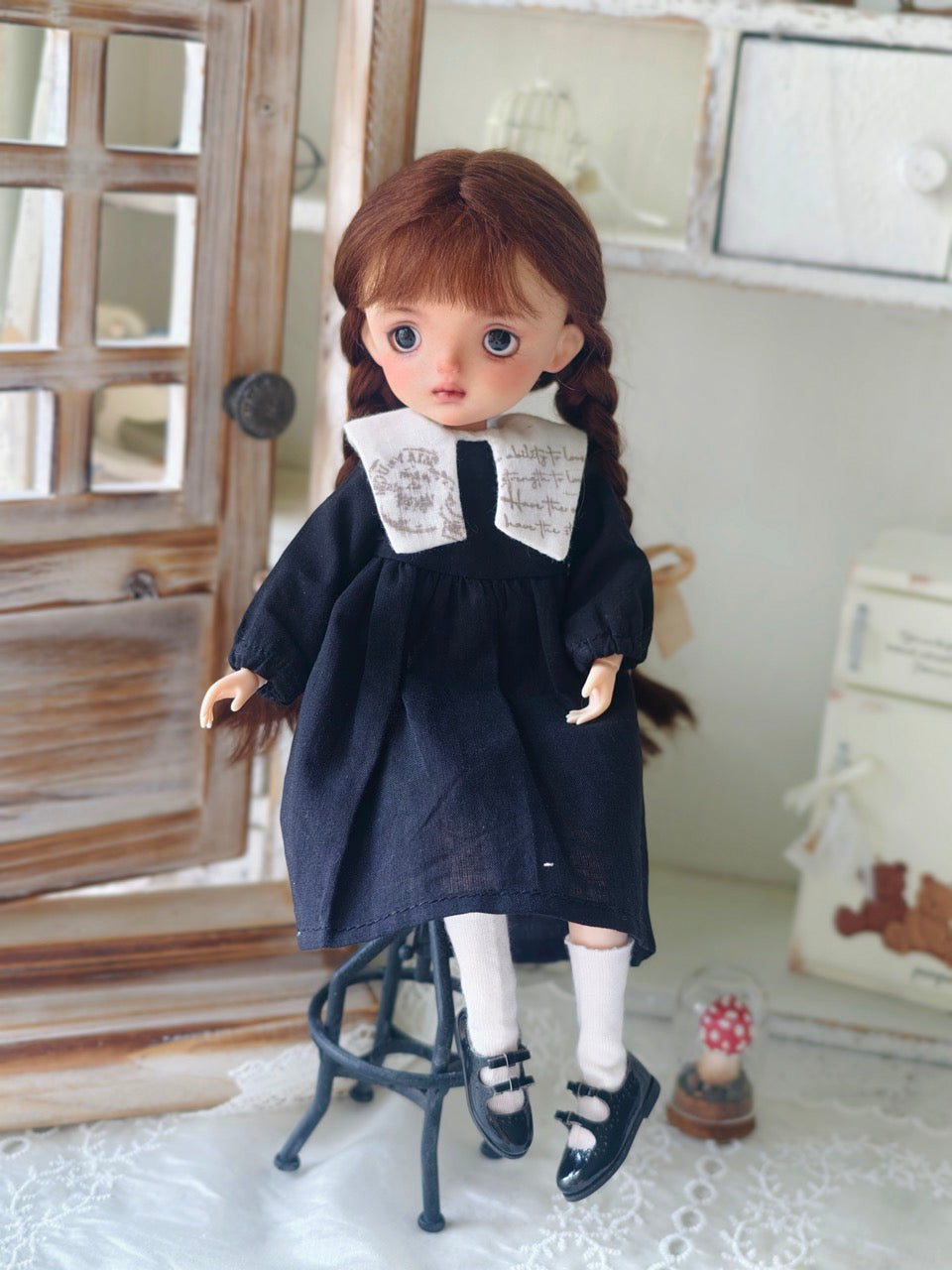 Colette Custom 1/6 BJD OOAK - Vintage  Quiet Doll - ToastDoll