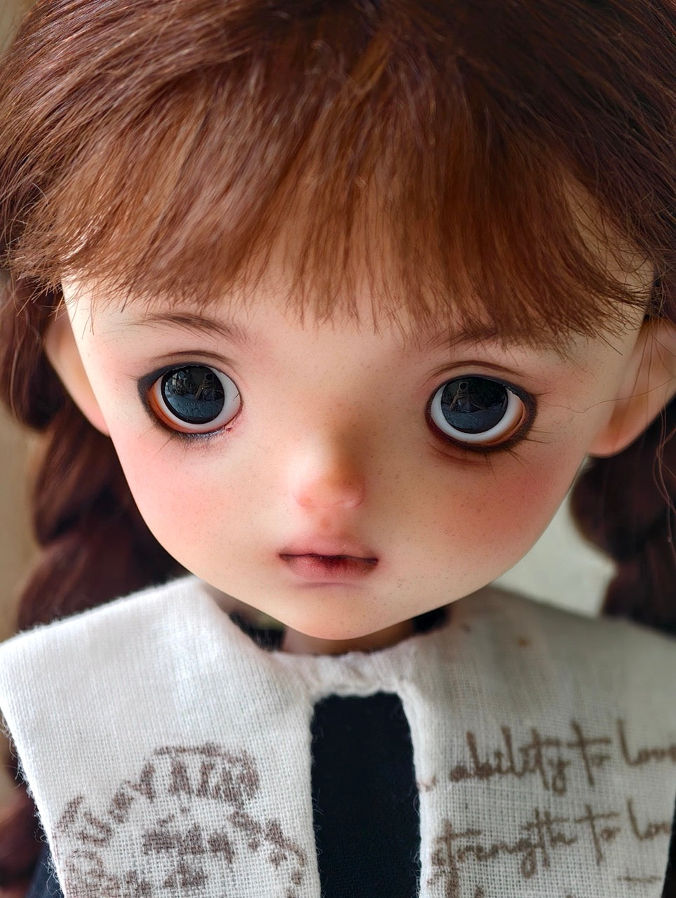 Colette Custom 1/6 BJD OOAK Vintage  Quiet Doll Clse-up | ToastDoll