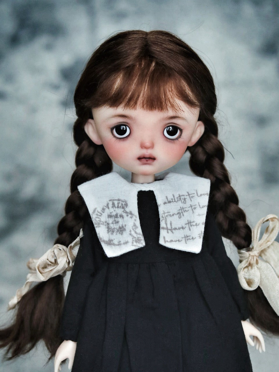 Colette Custom 1/6 BJD OOAK Vintage  Quiet Doll Half View | ToastDoll