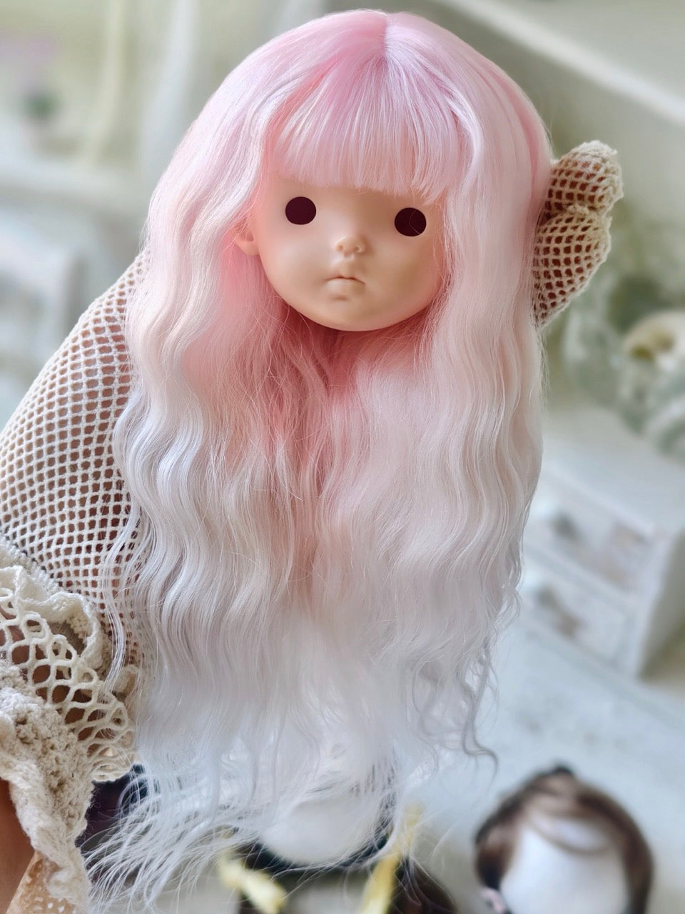 1/6 BJD Colorful Wigs In Stock - Handmade Doll Hair - ToastDoll