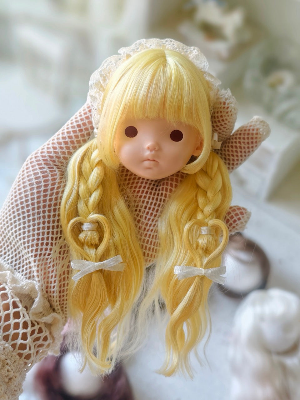 Blonde Yellow 1/6 BJD Colorful Wigs | ToastDoll