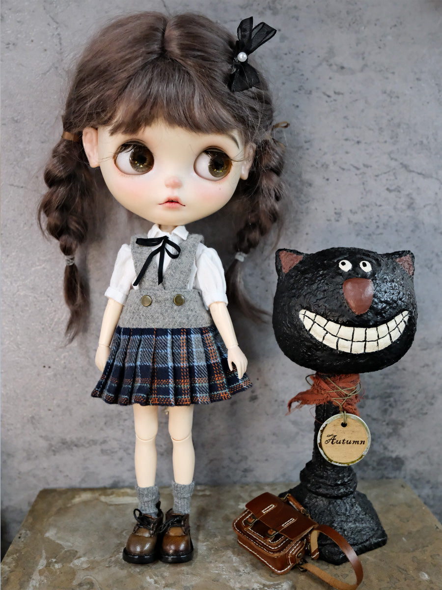 Handmade Outfit for Blythe/Obitsu, School Uniform Set
