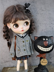 Handmade Outfit for Blythe/Obitsu, School Uniform Set