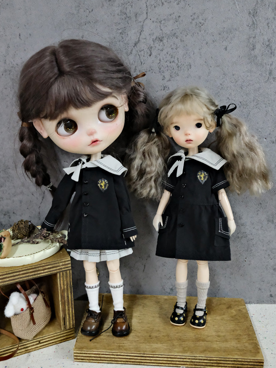Handmade Outfit for Blythe/Obitsu, School Uniform Set