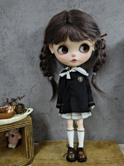 Handmade Outfit for Blythe/Obitsu, School Uniform Set