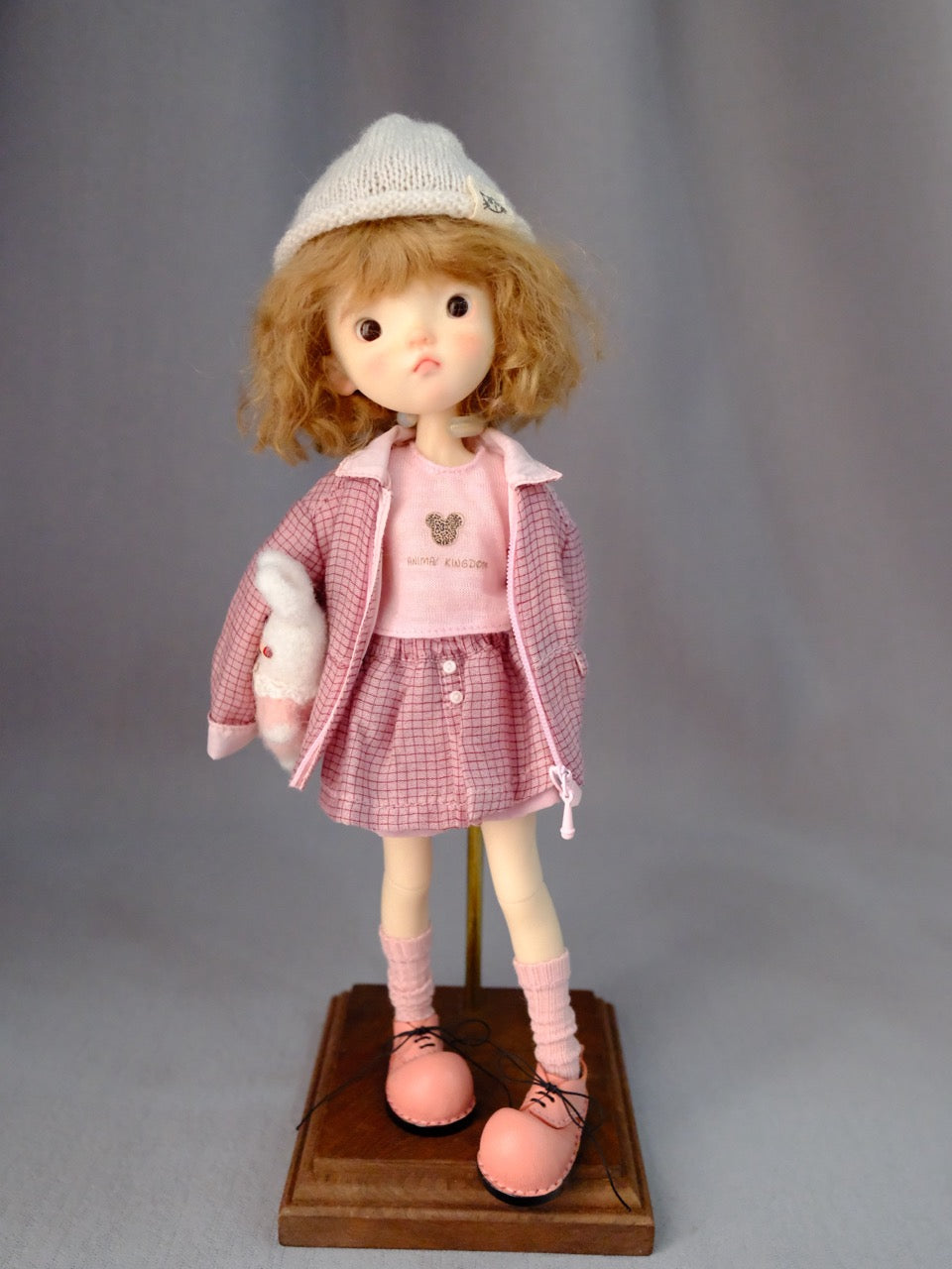 Pink Academic Blythe BJD Set - Handmade Doll Clothes - ToastDoll