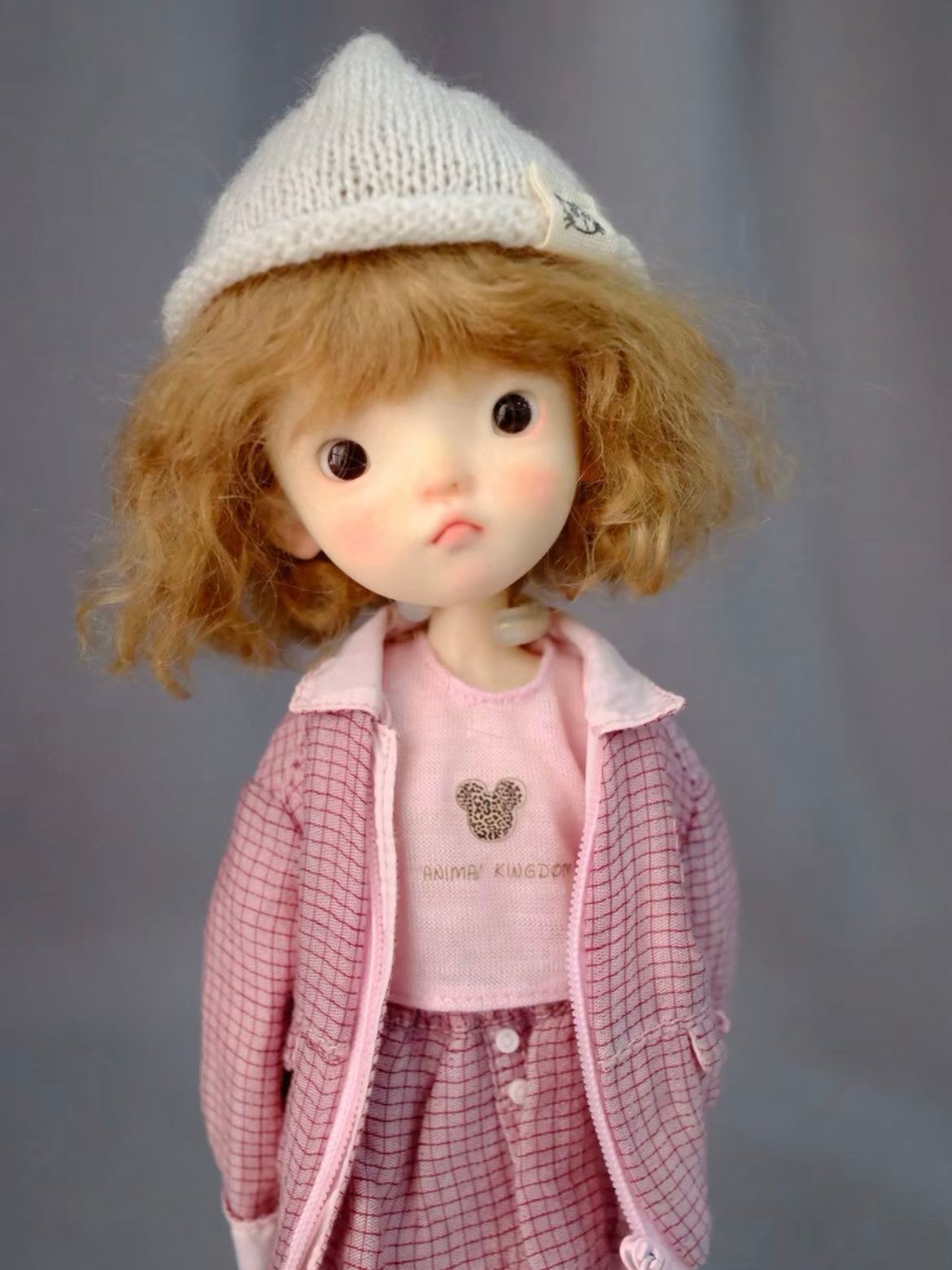 Pink Academic Blythe BJD Set - Handmade Doll Clothes - ToastDoll