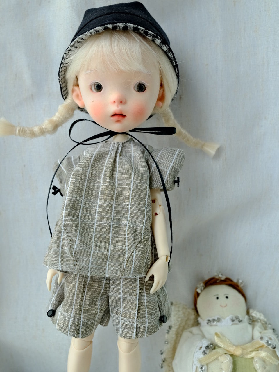 Casual Top Shorts Skirt BJD Set - Handmade Doll Clothes - ToastDoll