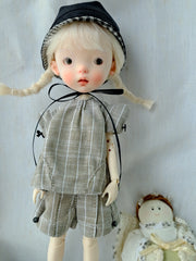 Casual Top Shorts Skirt BJD Set - Handmade Doll Clothes - ToastDoll