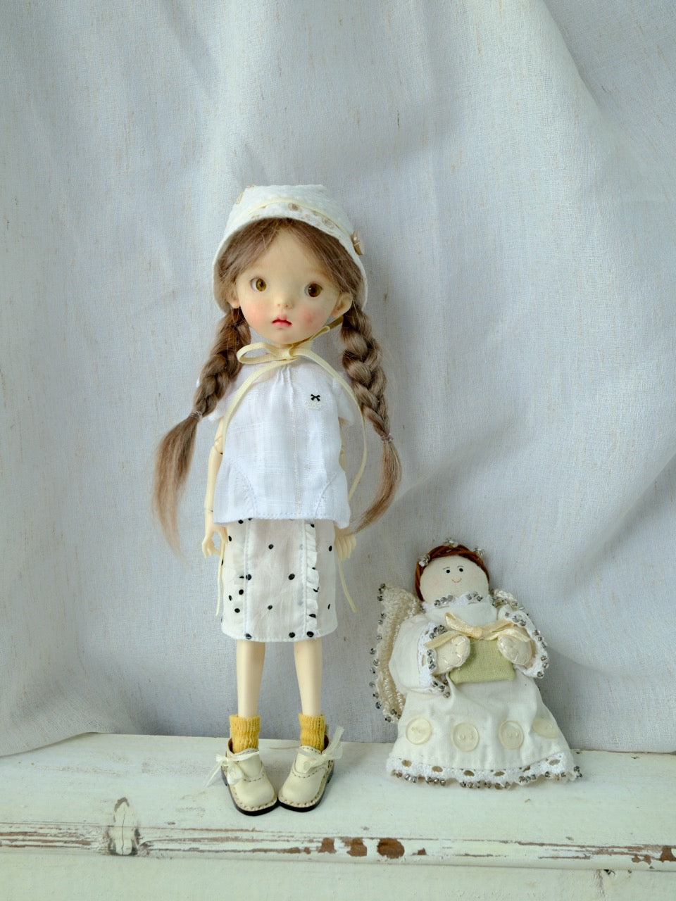 Casual Top Shorts Skirt BJD Set - Handmade Doll Clothes - ToastDoll