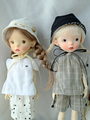 Casual Top Shorts Skirt BJD Set On Doll Display | ToastDoll