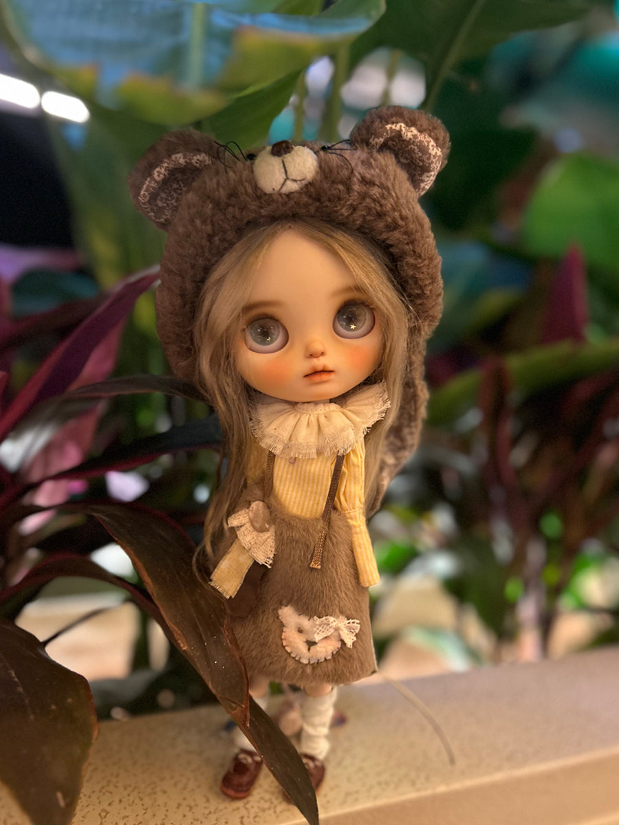 Retro Bear Blythe Outfit | ToastDoll
