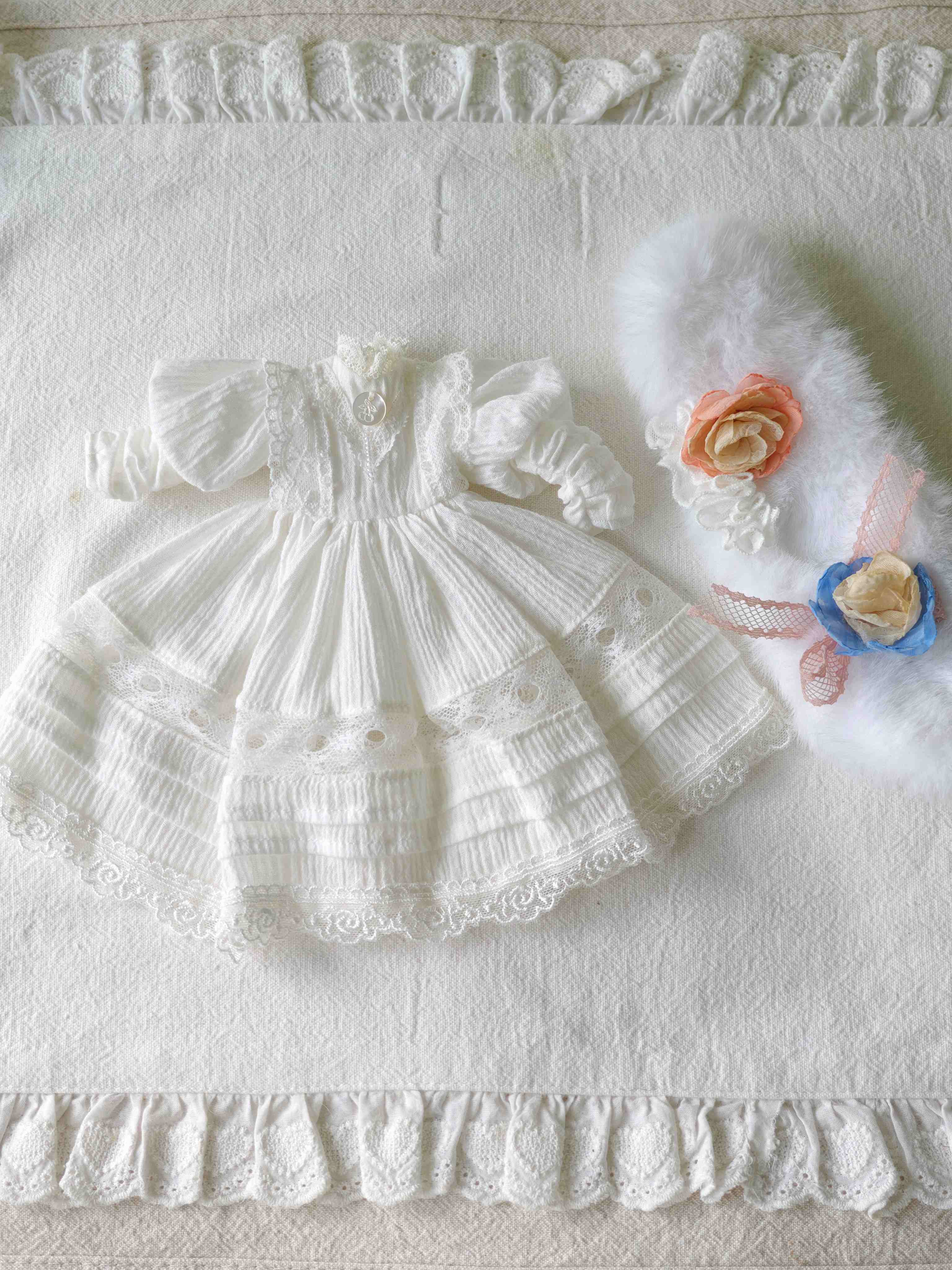 Retro Lamb Set Blythe Outfit Flat Lay | ToastDoll