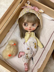 Handmade Outfit for Blythe/ Ob24/ Ob22/ Pullip, Plaid Set
