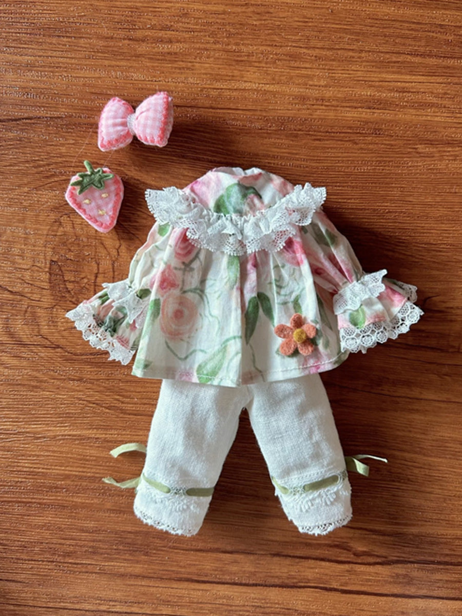 Handmade Outfit for Blythe/ Ob24/ Ob22/ Pullip, Rose Suit