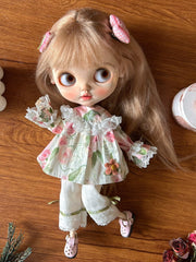 Handmade Outfit for Blythe/ Ob24/ Ob22/ Pullip, Rose Suit