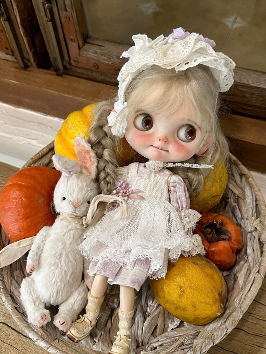 Handmade Outfit for Blythe/ Ob24/ Ob22/ Pullip, Retro Suit