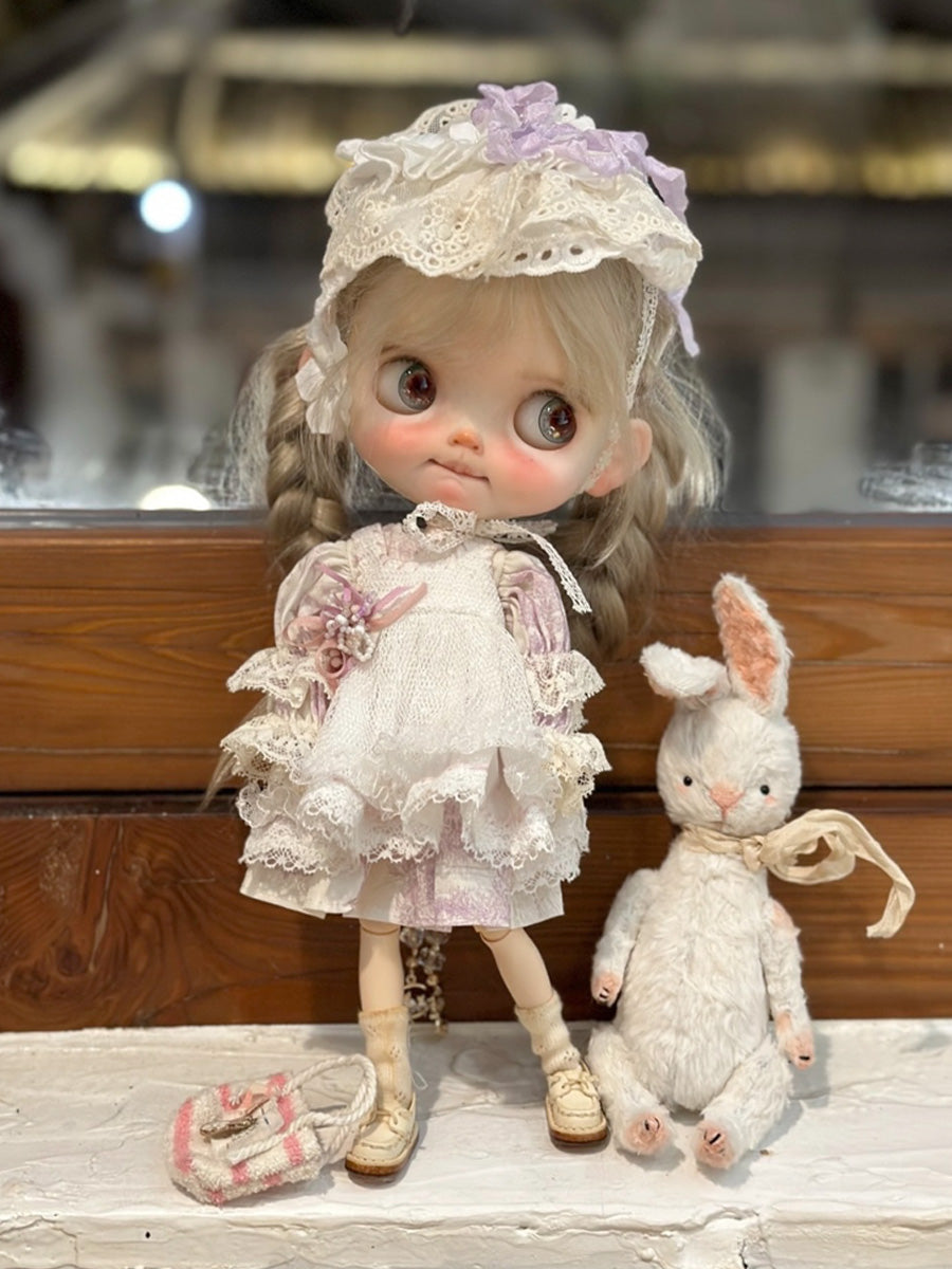 Handmade Outfit for Blythe/ Ob24/ Ob22/ Pullip, Retro Suit