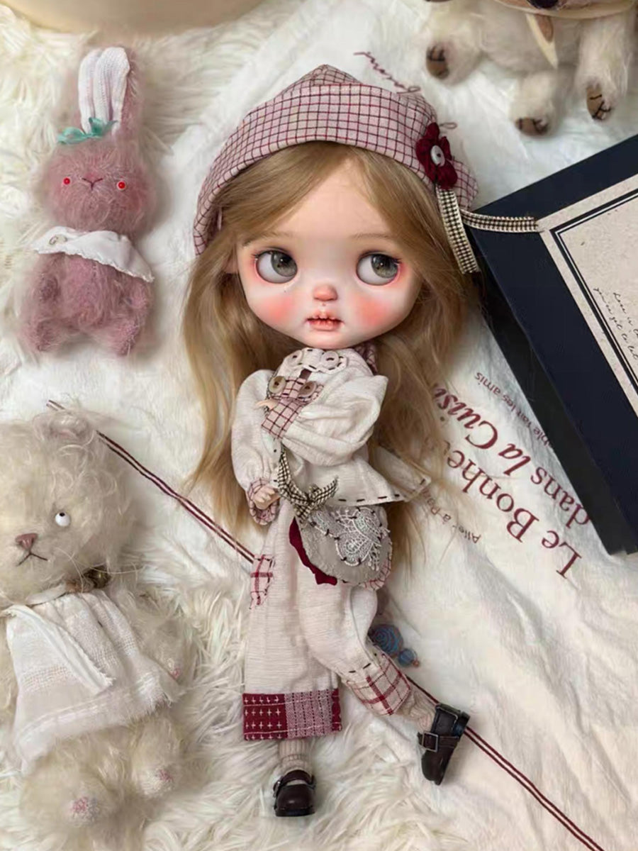 Handmade Outfit for Blythe/Obitsu, Navy Style Suit