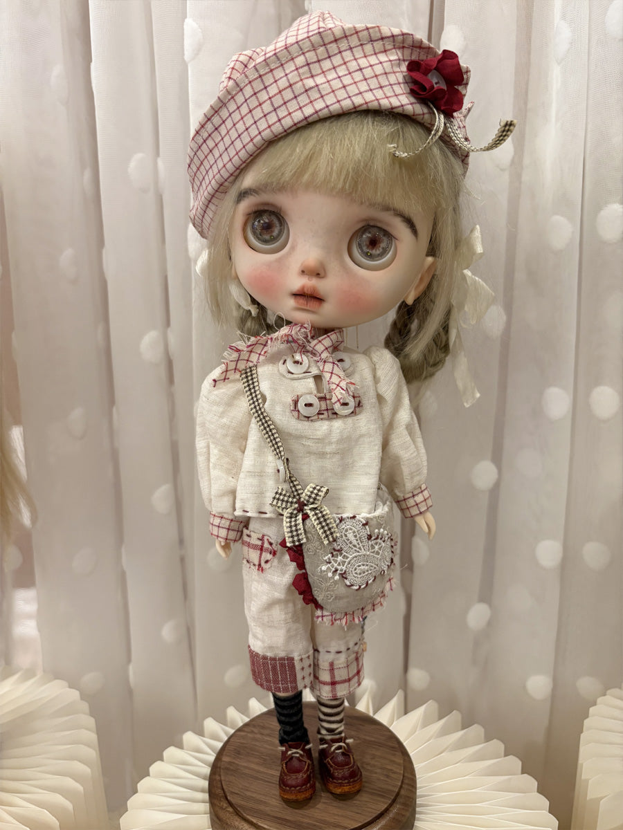 Handmade Outfit for Blythe/Obitsu, Navy Style Suit