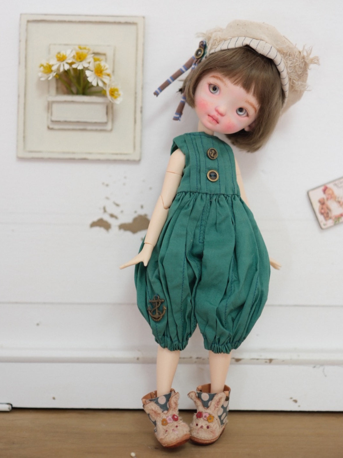 Green Bloomer Blythe 1/6 BJD Jumpsuit | ToastDoll