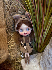 Brown Chestnut Blythe BJD Outfit - Handmade Doll Clothes - ToastDoll