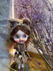 Brown Chestnut Blythe BJD Outfit - Handmade Doll Clothes - ToastDoll