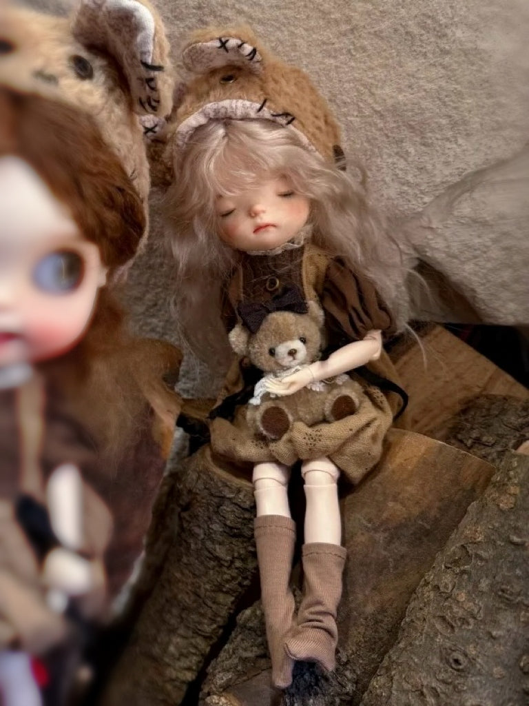 Brown Chestnut Blythe BJD Outfit - Handmade Doll Clothes - ToastDoll
