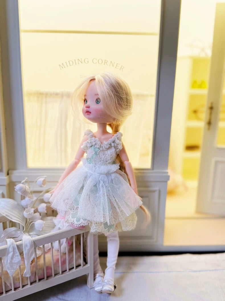 Colorful Lace Tulle Blythe BJD Set - Handmade Doll Clothes - ToastDoll