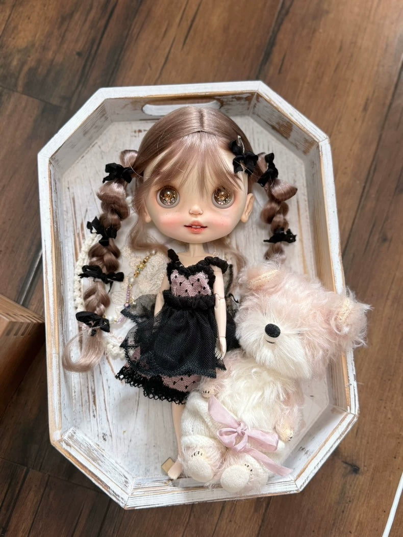 Colorful Lace Tulle Blythe BJD Set - Handmade Doll Clothes - ToastDoll