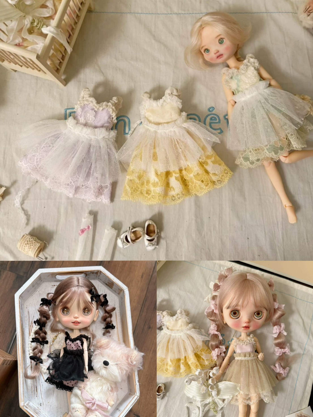 Colorful Lace Tulle Blythe BJD Set | ToastDoll