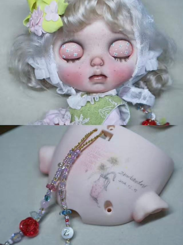 Polly Custom Blythe OOAK - Delicate  Whimsical Doll - ToastDoll