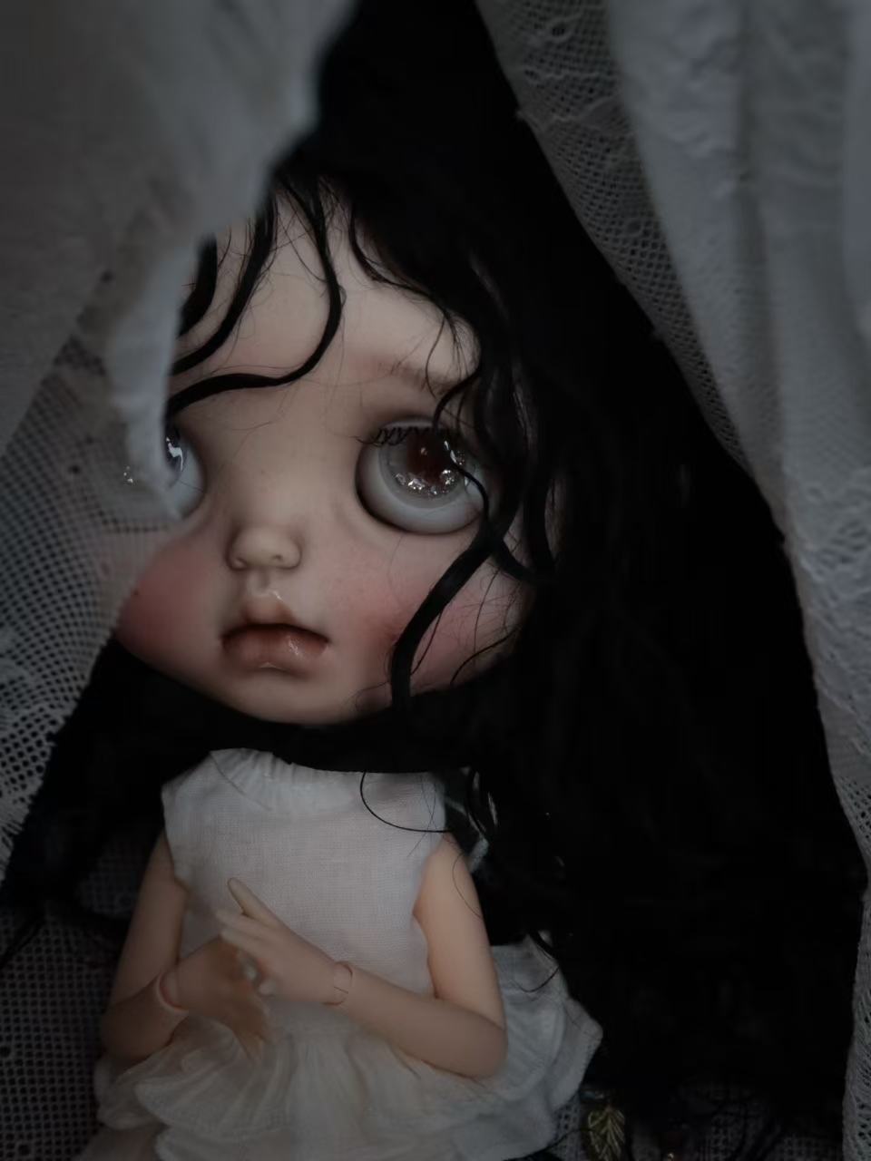 Moon Fragile Moth - Custom Blythe Commission - ToastDoll