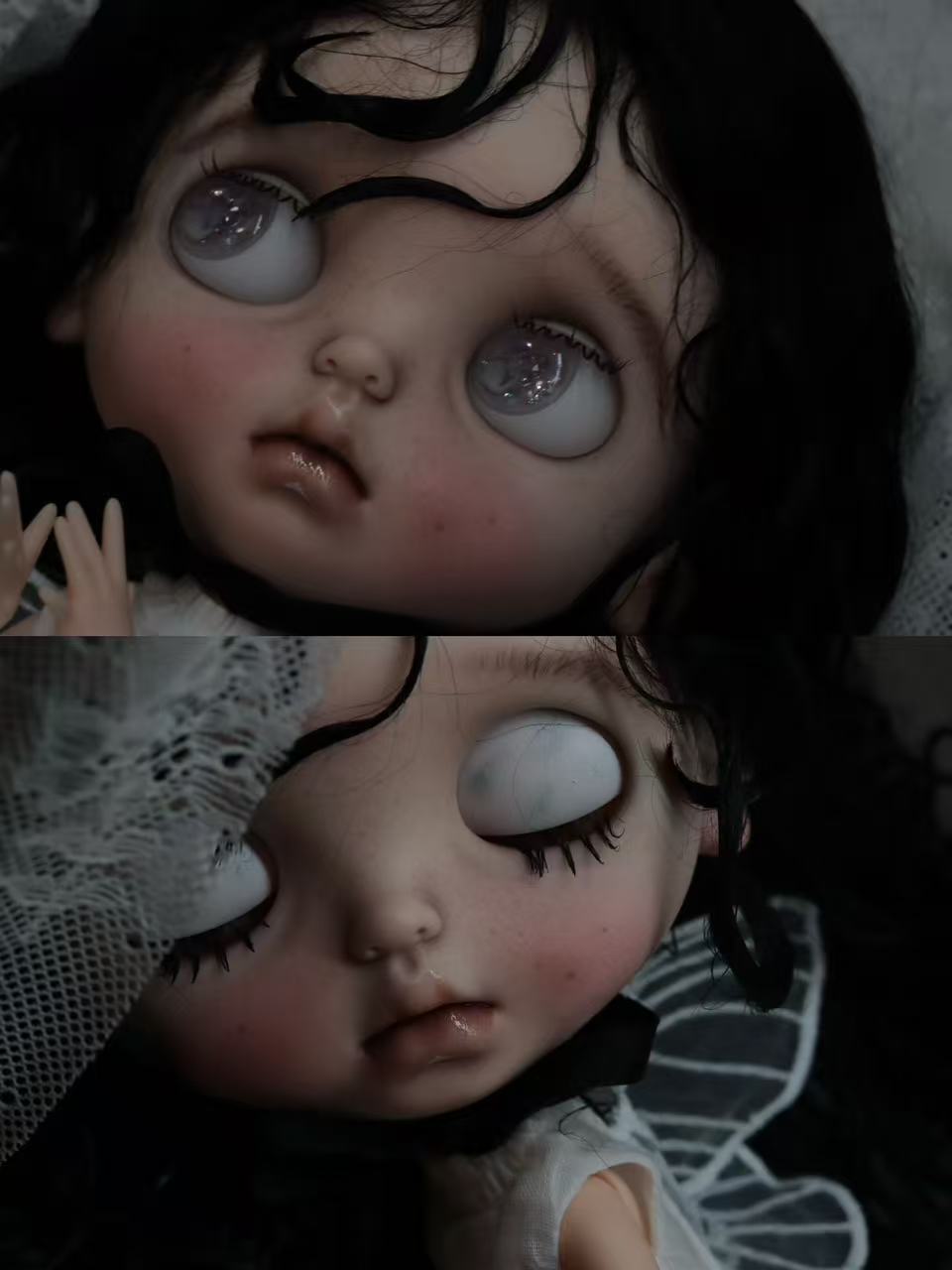 Moon Fragile Moth - Custom Blythe Commission - ToastDoll